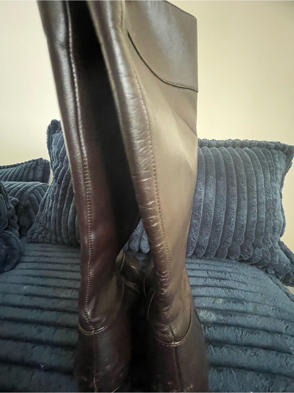 Lands' End Dark Brown Knee High Boots